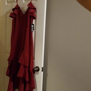 EXPRESS RUFFLE DRESS